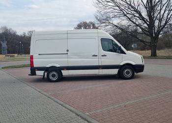 VW Crafter 2.5 TDI Klima Tempomat Fotel Pneumatyczny 1 Właściciel Zadbany