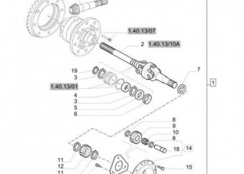 New Holland T6010 Wałek napędowy 87611595
