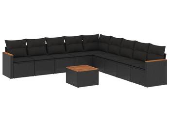 vidaXL 10-cz. zestaw wypoczynkowy do ogrodu(SKU:3258464)