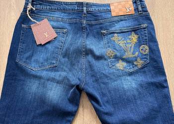 Spodenki Jeans Louis vuitton