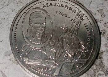 KUBA 25 CENTAVOS 1989 r (HUMBOLT) RZADKA, ŁADNA