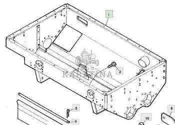 John Deere 9780CTS 9780HM 9780 CTS Zbiornik Ziarna AZ102960 AZ54958 AH1703…