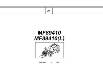 Massey Ferguson MF 89410, MF 89410(L) katalog częsci ładowar
