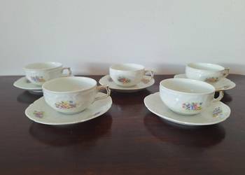 Rosenthal Sanssouci kolekcjonerski zestaw 5 duo do mokki porcelana