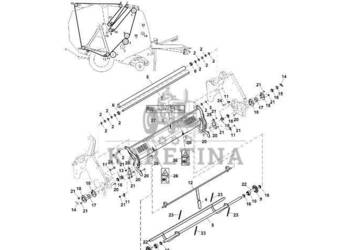 John Deere 960 - Wałek CC131189 (System owijania)
