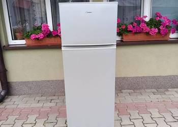Lodówka Candy 143 cm wys-srebrna