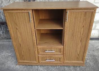 Komoda Komoda Ładna 2xszafka 2xszuflada 2xpółka wym. 124x45x110