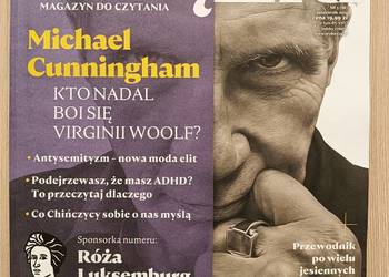 Książki. Magazyn do czytania nr. 5 (68) październik 2024 Michael Cunningham