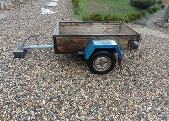 Przyczepa dmc 750kg przyczepka sprawna jednoosiowa lekka samochodowa