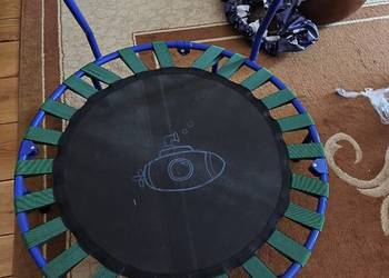 TRAMPOLINA dla dzieci z uchwytem średnica 96 cm