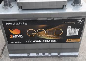 Akumulator Jenox New Gold 65Ah 630A P+ – 2025, gwarancja, stan bdb