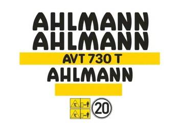 Naklejki oklejenie AHLMANN AVT 730 T Zamiennik