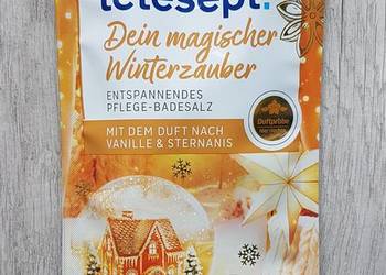 Relaksująca sól do kąpieli z zapachem wanilii i anyżu gwiazdkowego