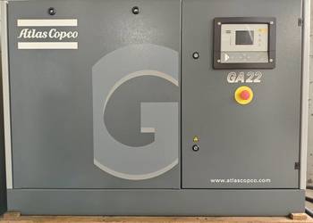 Sprężarka śrubowa Atlas Copco GA22 do piaskowania 22Kw