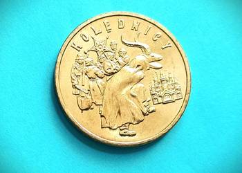 2 zł 2001 r. Kolędnicy