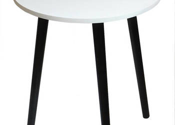 STOLIK 3 NOGI OKRĄGŁY 40 cm BIAŁY , RÓŻNE KOLORY ,