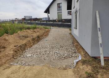 Budowa DRÓG dojazdów podjazdów, utwardzanie terenu podbudowa
