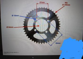 ZĘBATKA TYŁ 46z 428 PY-5