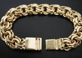 ZŁOTA BRANSOLETA GARIBALDI - BRANSOLETKA GALIBARDI 100G