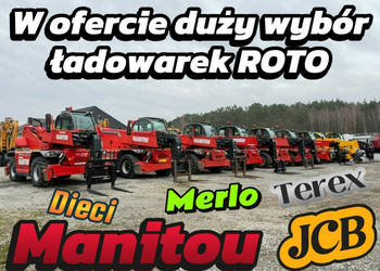 pozostałe Manitou Merlo Dieci JCB Terex MRT ROTO Ładowarka Teleskopowa Obr…