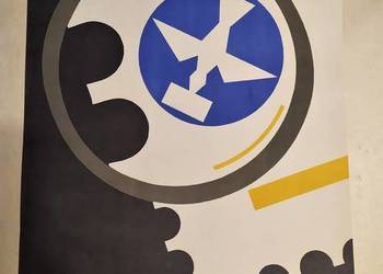 Oryginalny plakat z 1980 -30 LAT PZF filatelistyka znaczki