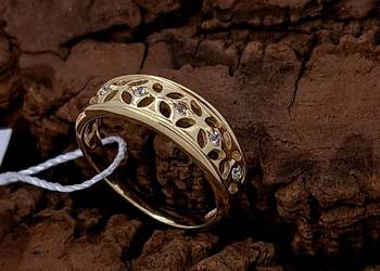 WYPRZEDAŻ !-25% Pierścionek r.11 Złoty pr.585 Obrączkowy Z-685 WYPRZEDAŻ !-25% Pierścionek r.11 Złoty pr.585 Obrączkowy Z-685