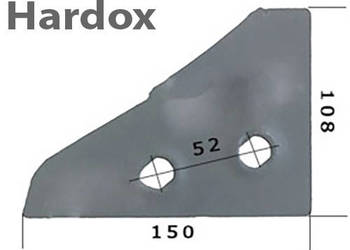Płoza przednia HARDOX 761110/P części do pługa KUHN