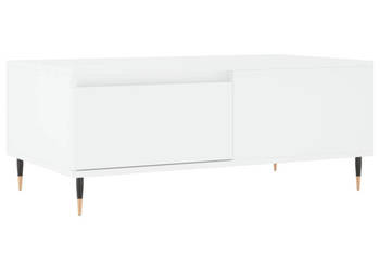 Stolik kawowy biały 90x50x365 cm materiał drewnopochodny WM-830796