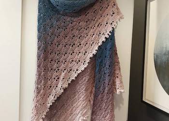 Chusta szydełkowa rękodzieło