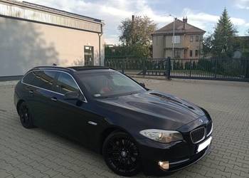 BMW 5 F11 3.0 Diesel Kombi Czarna Zadbana Manual Możliwa Zamiana