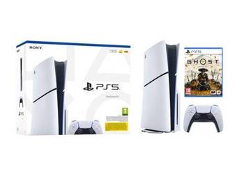 sony playstation ps5 slim 1tb (e-chassis) + gra ghost of yotei
