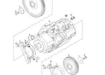 51658676 Silnik hydrostatyczny CVX TVT T7500 Nowy CNH orygin