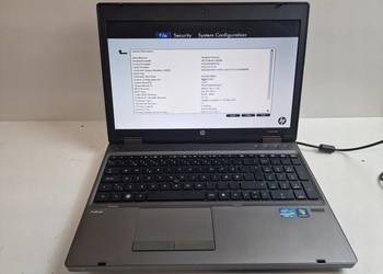 HP Probook 6550b i5 RAM 4GB Dysk 320GB do diagnostyki z RS232