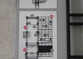 wieszak WALLTECH, szyna, złącze G02, system modułowy. Hak.
