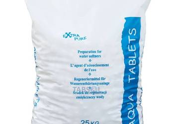 SÓL TABLETKOWA W TABLETKACH 25 KG ZMIĘKCZACZ TABLETKI UZDATNIANIA WODY
