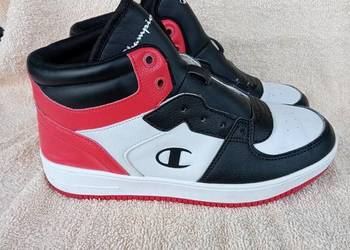 Champion buty damskie, młodzieżowe 37  top biało czarne czerwone. WYSYŁKA