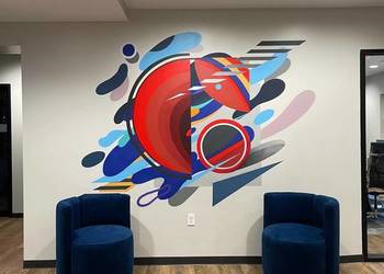 Artystyczne malowanie pokoju. Murals