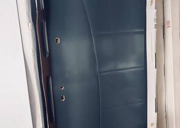 Drzwi zewnętrze metalowe ocieplane 90 pełne Verde grafit antracyt