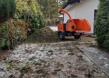 Rębak spalinowy, Alpinistyczna wycinka i pielęgnacja drzew