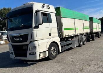 . Wywrotka z dmuchawa z wydmuchem paszy sruty ziarna Man TGX