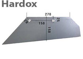 Lemiesz 300ha! HARDOX 1903947/L części do pługa LANDSBERG