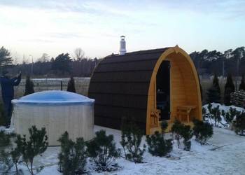 Sauna Ogrodowa Kemping Iglo  z Piecem Harvia  Bania Ruska