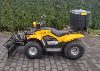 Quad KYMCO MXER 151cm3 + pług do odśnieżania kufer na bagaż