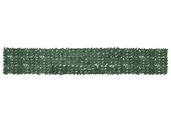 vidaXL Parawan balkonowy, ciemnozielone liście(SKU:315485)