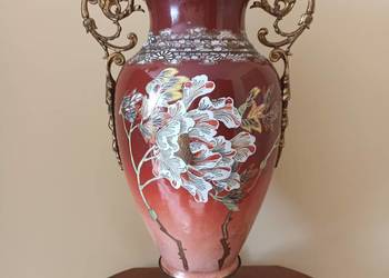 Waza porcelana brąz Napoleon III Waza porcelana brąz Napoleon III
