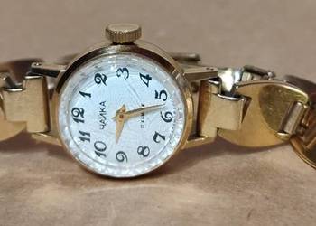 Zegarek Damski Czajka 17 JEWELS pozłacany AU