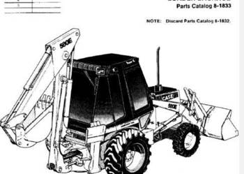 CASE 580SE Super 580E katalog części
