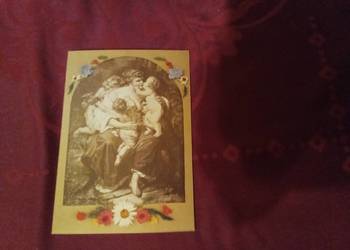 Pocztówka (karnet)  z tygodnika ilustrowanego kłosy rocznik 1872 PRL