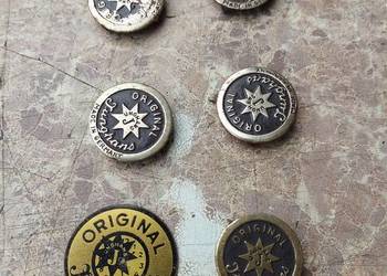 Zestaw 6szt stare emblematy zegara Original Junghans