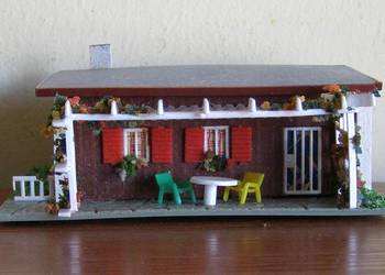 Domek na makietę nr 10 ,kolejka ,skala TT